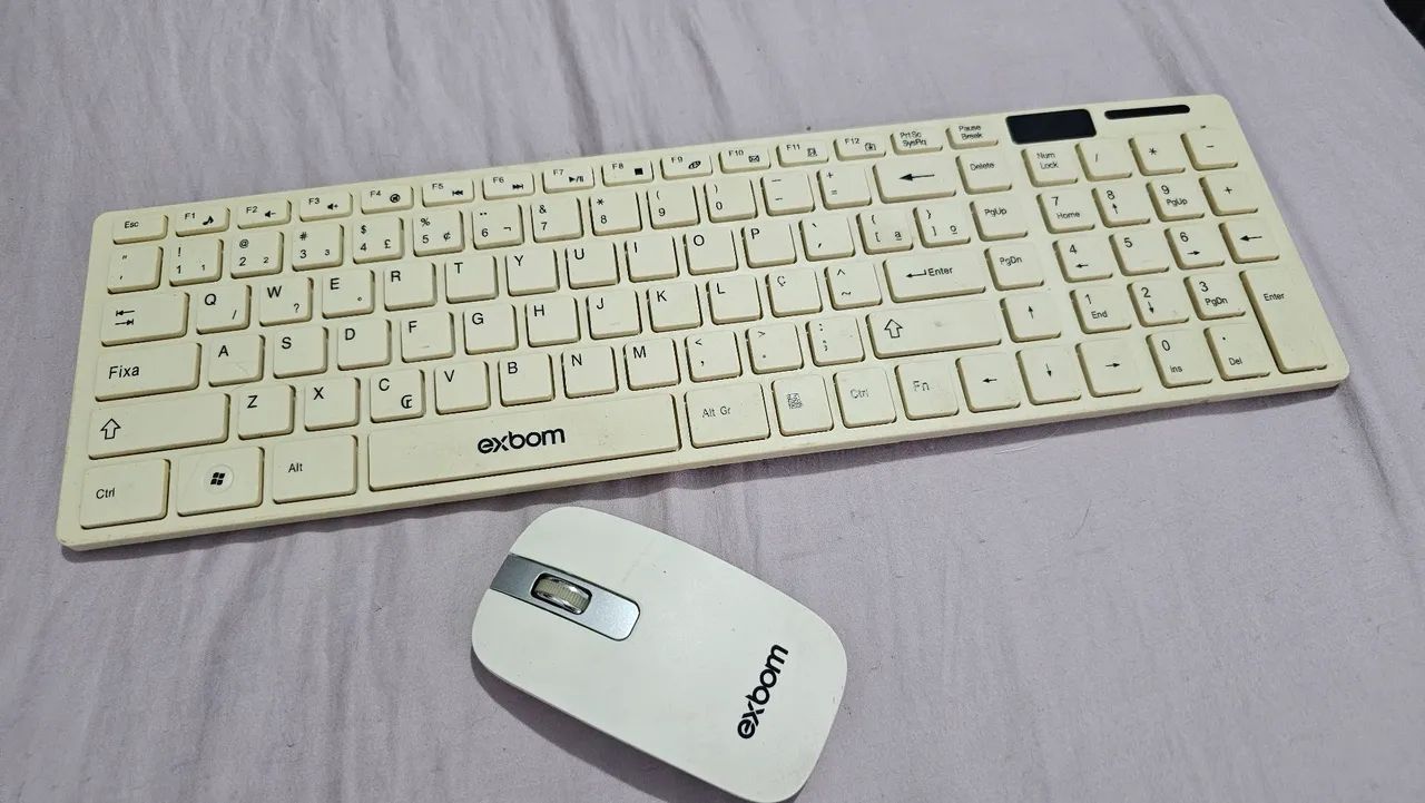Teclado e mouse sem fio