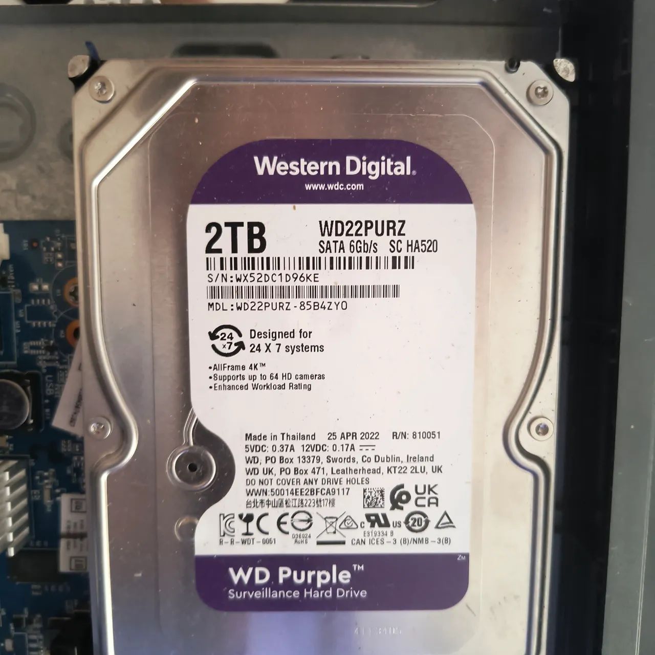 Hd Western Digital 2 TB