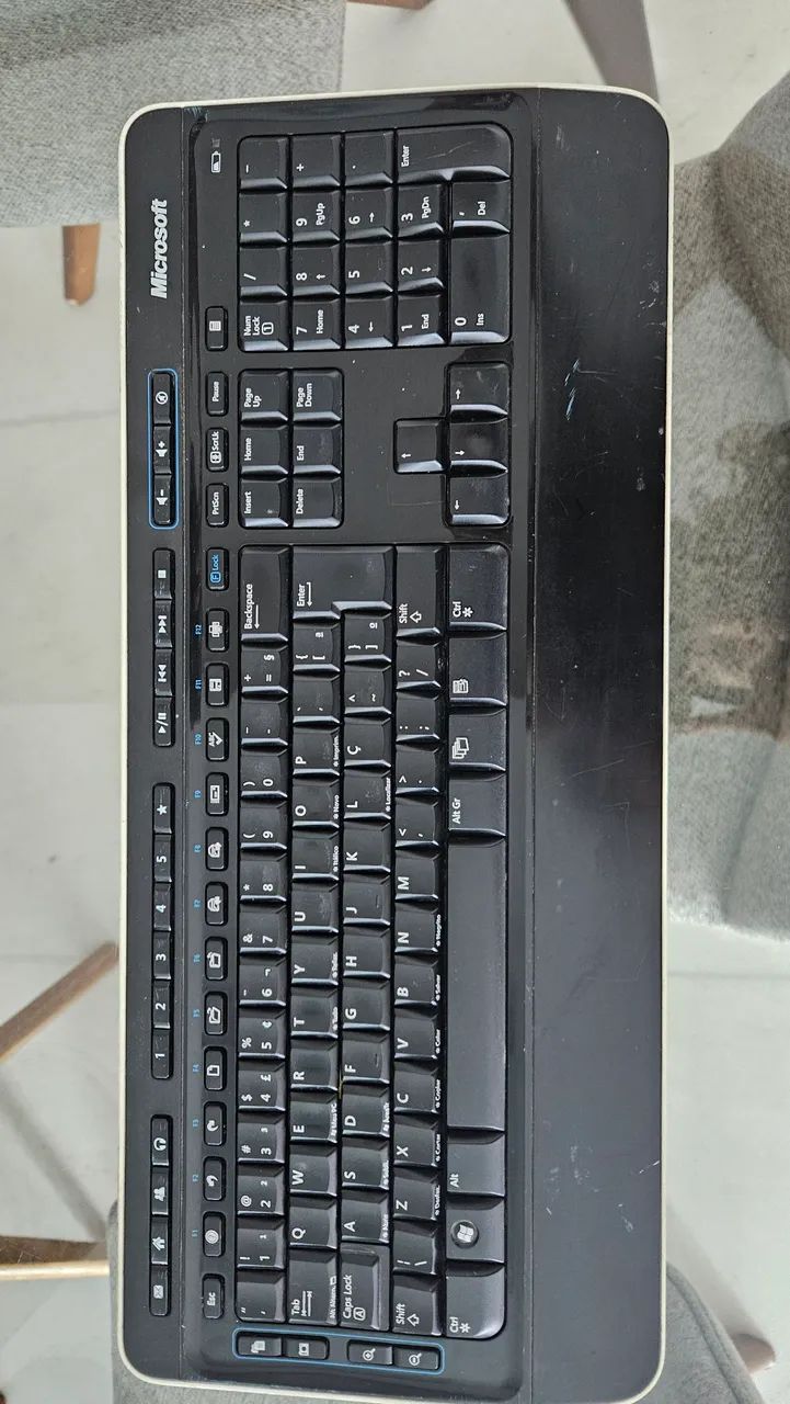 Teclado Microsoft preto 