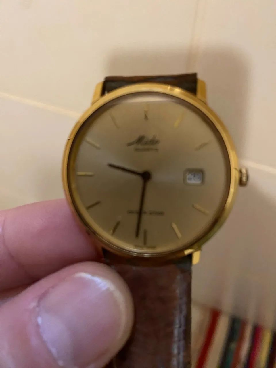 relógio vintage Mido Ocean Star Quartz 