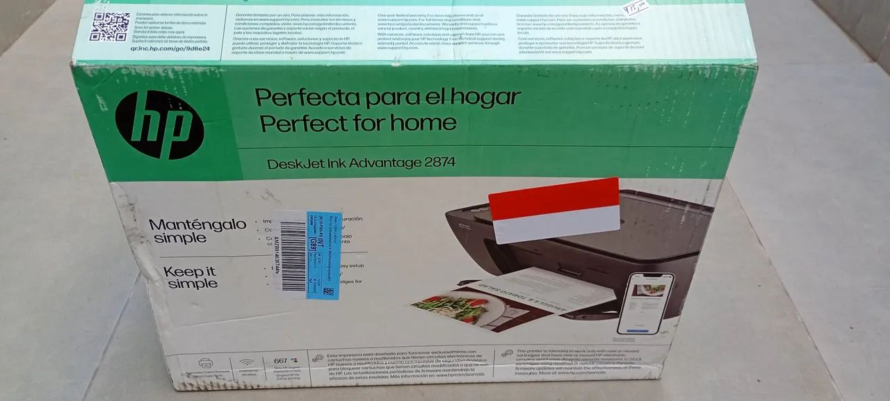 Impressora Hp Deskjet advantage  2874  nova na caixa  - Foto 2