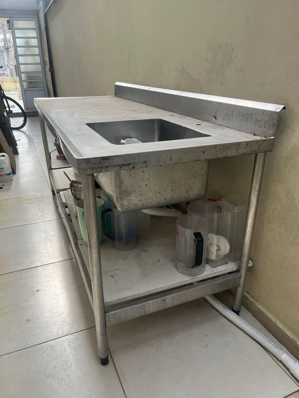Mesa de inox com Cuba  - Foto 3