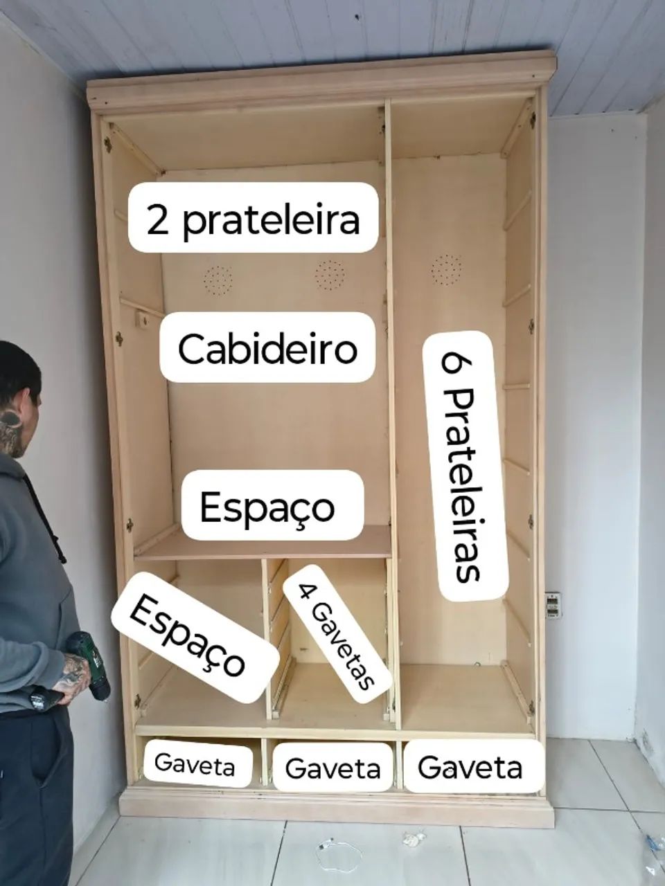 Guarda roupas  - Foto 2