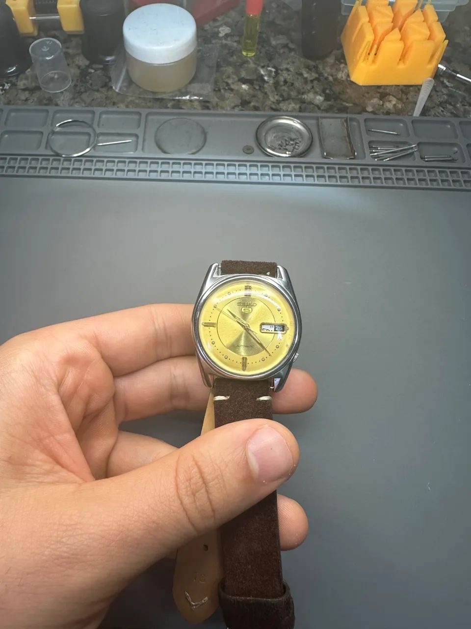 Seiko 5 automático Day_Date 
