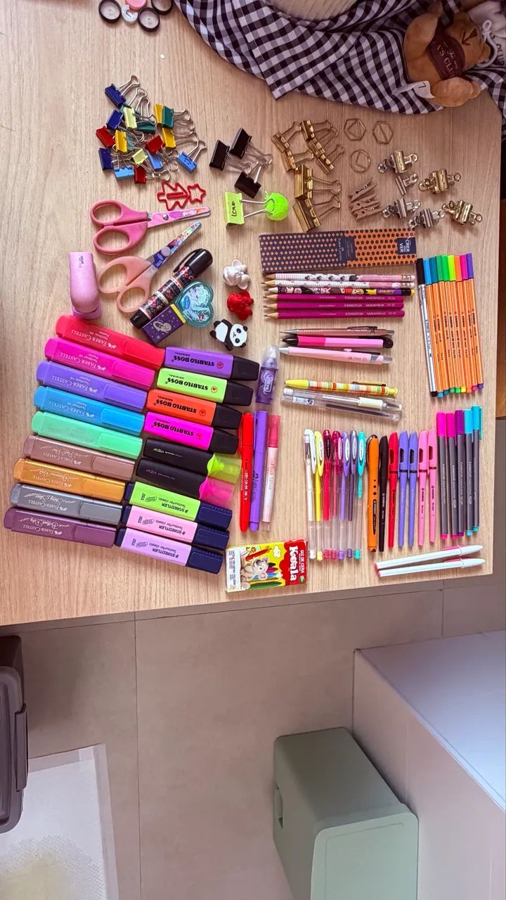 Kit de papelaria 