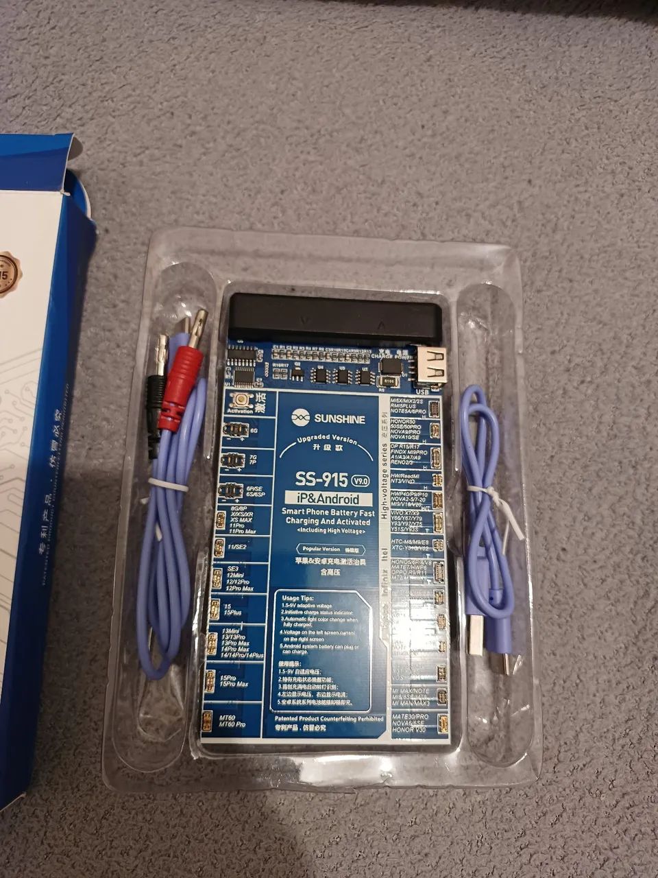 Ativador e Carregador de Bateria Sunshine SS-915 iPhone e Android - Foto 2