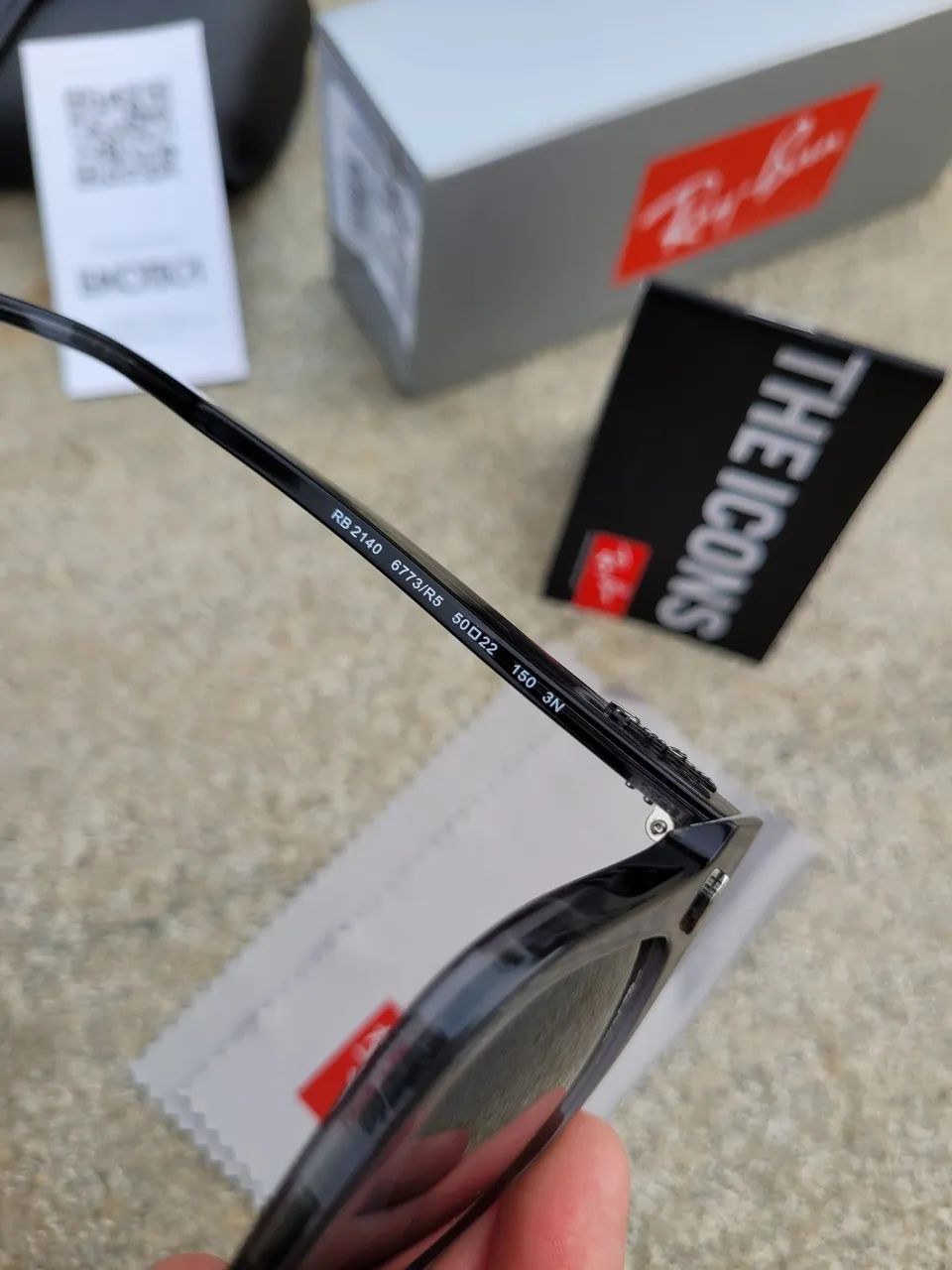 Ray ban original rb2140 cinza - Foto 3