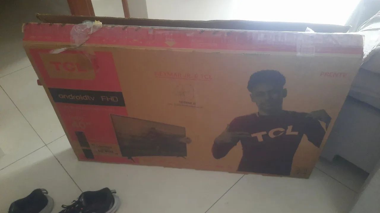 Tv tcl 40 polegadas ( tela quebrada ) - Foto 3