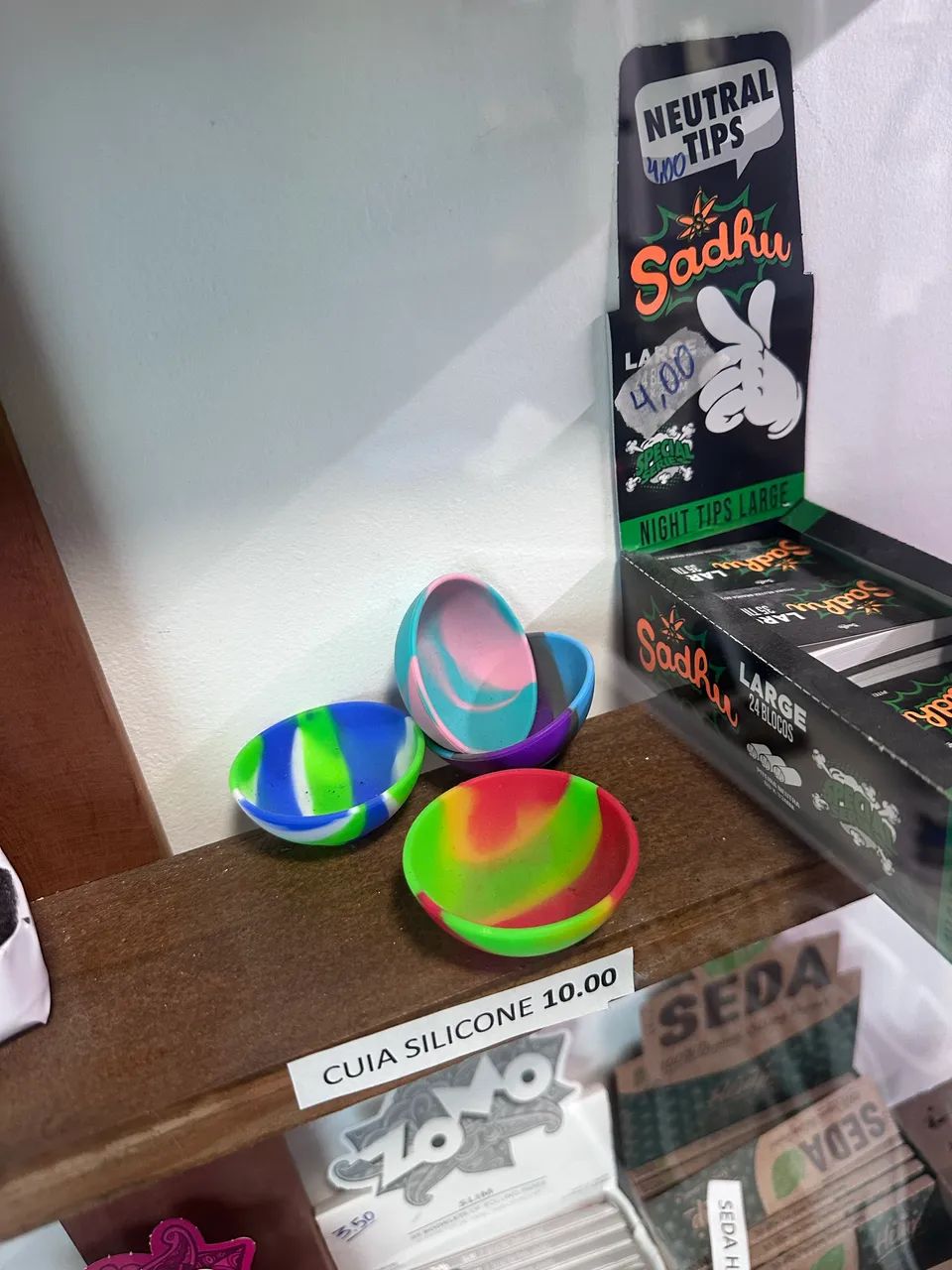 Produtos para tabacaria 