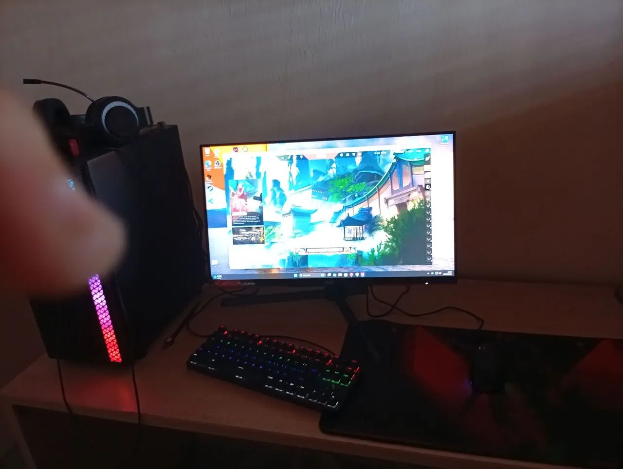 Computador gamer Ryzen 5 5600g,só a CPU com os periféricos.  - Foto 4