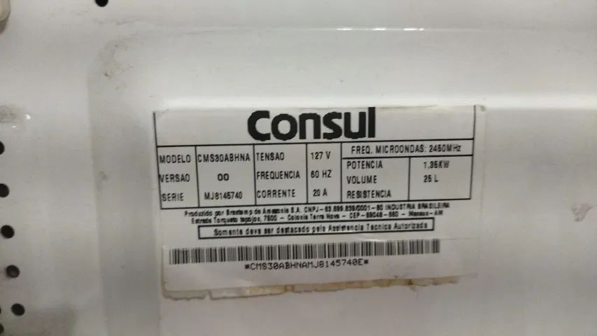 Microondas Consul - com defeito - Foto 4
