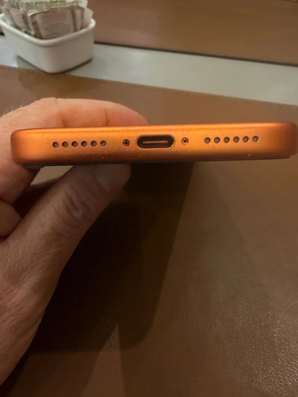 Iphone 17 pro max Laranja novo 100% bateria  - Foto 3
