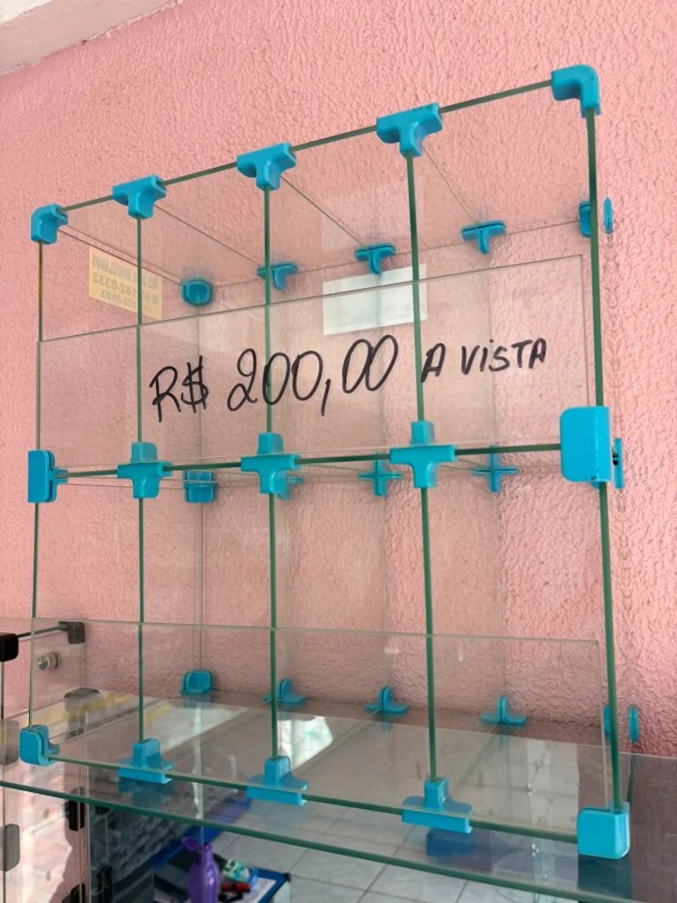 Baleiro de vidro 08 lugares