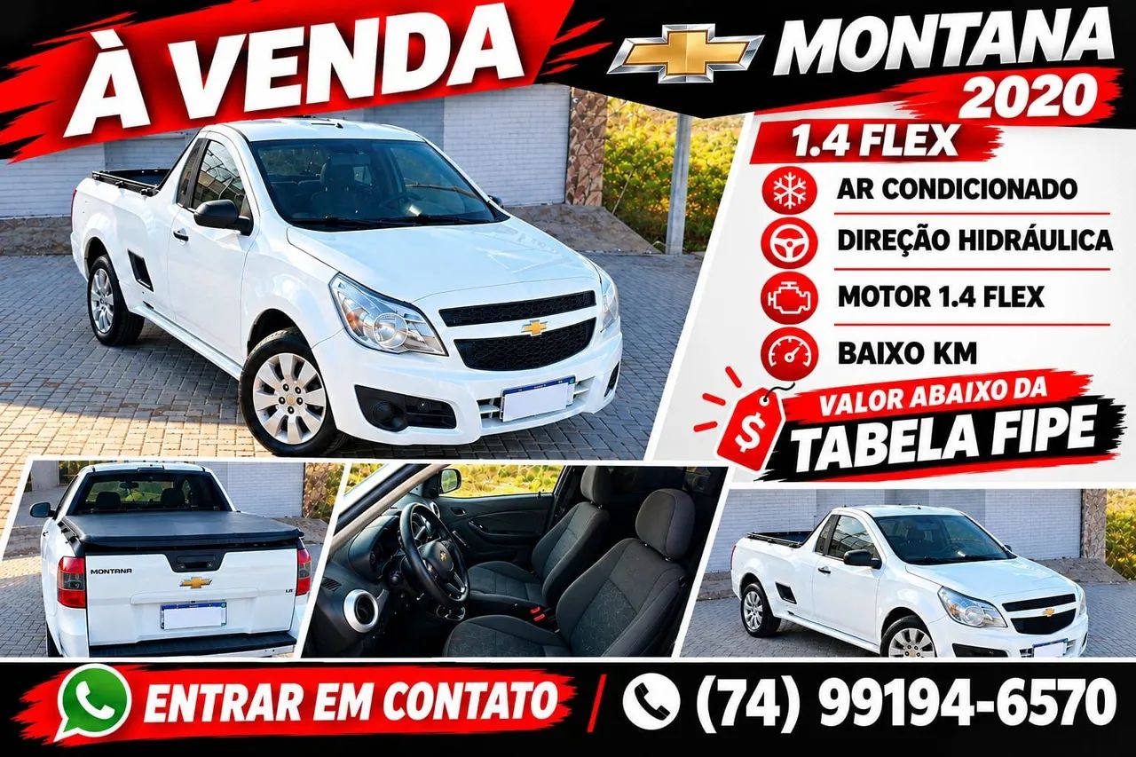 Chevrolet Montana LS 1.4 ECONOFLEX 8V 2P 2020