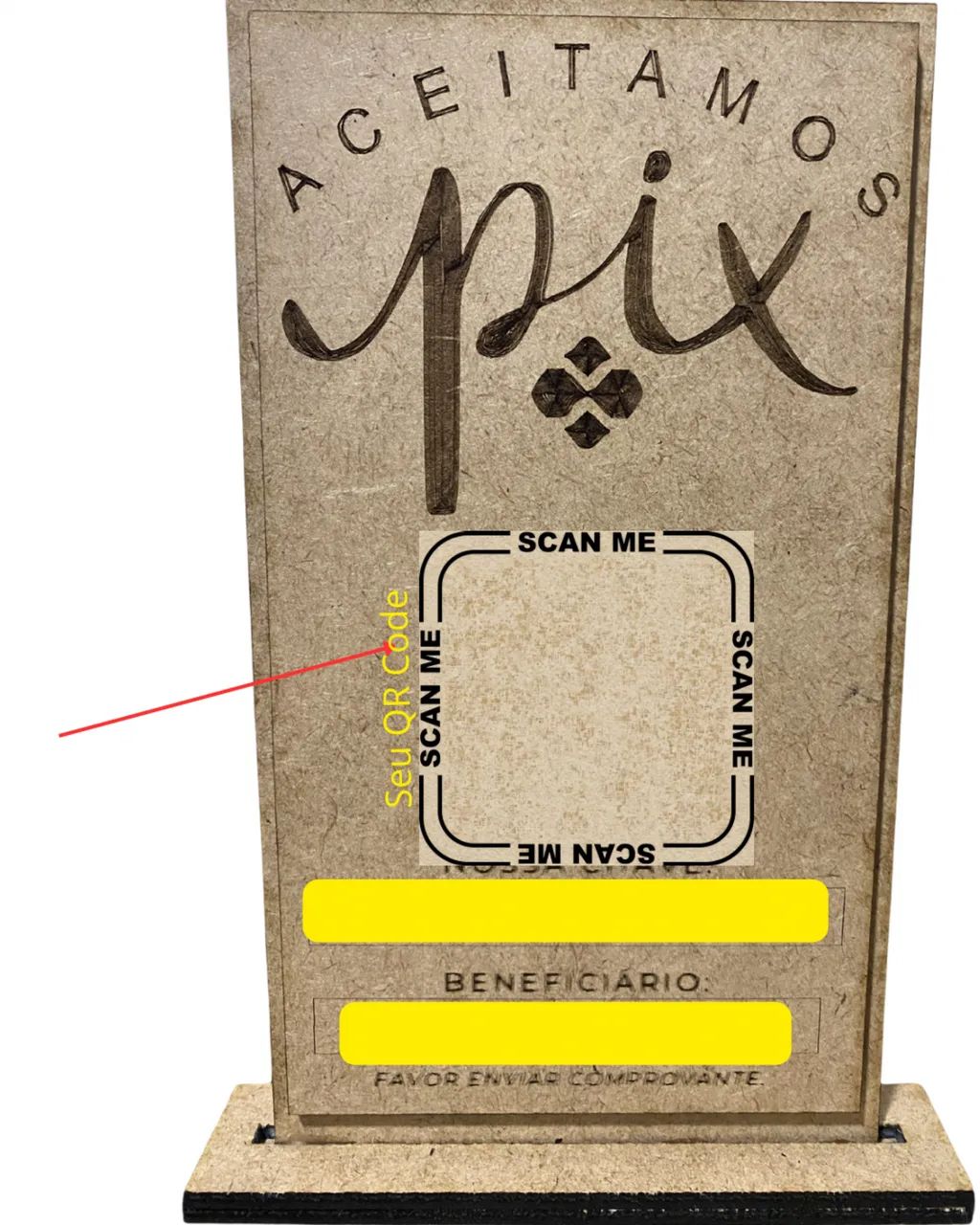 Placa personalizada de QR CODE  - Foto 2