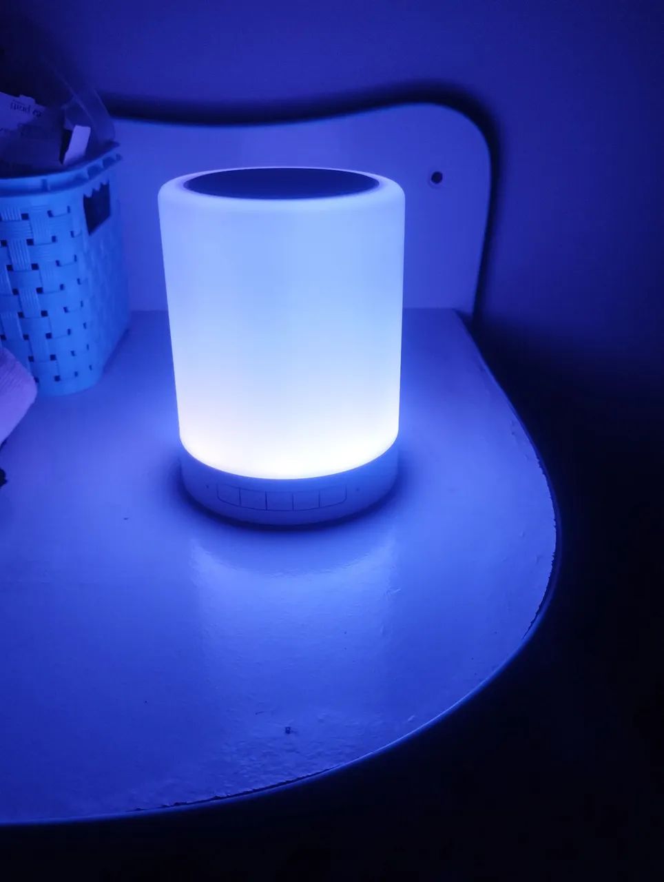 Luminária de Led caixa de Som Bluetooth