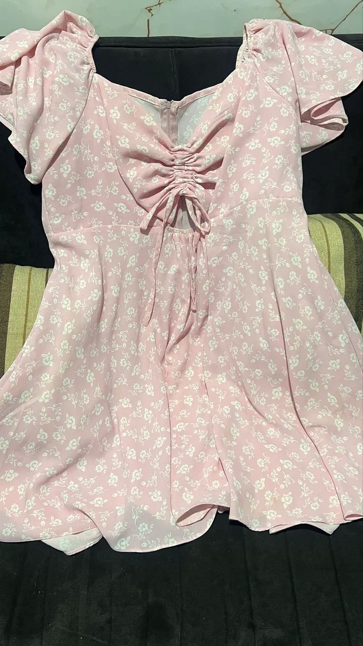 Vestido rosa bb tamanho GG - Foto 4