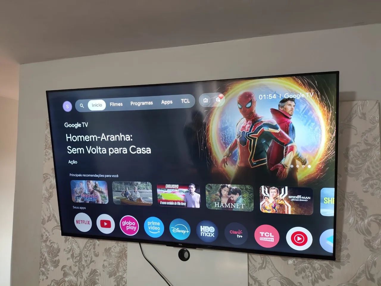 tv 65 polegadas smart Android 4k com cabo controle todos apss YouTube e Netflix Bluetooth 