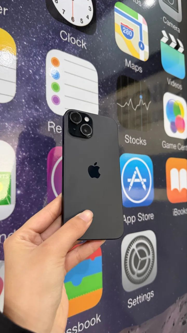 15 PRETO 128 GB DISPONÍVEL 