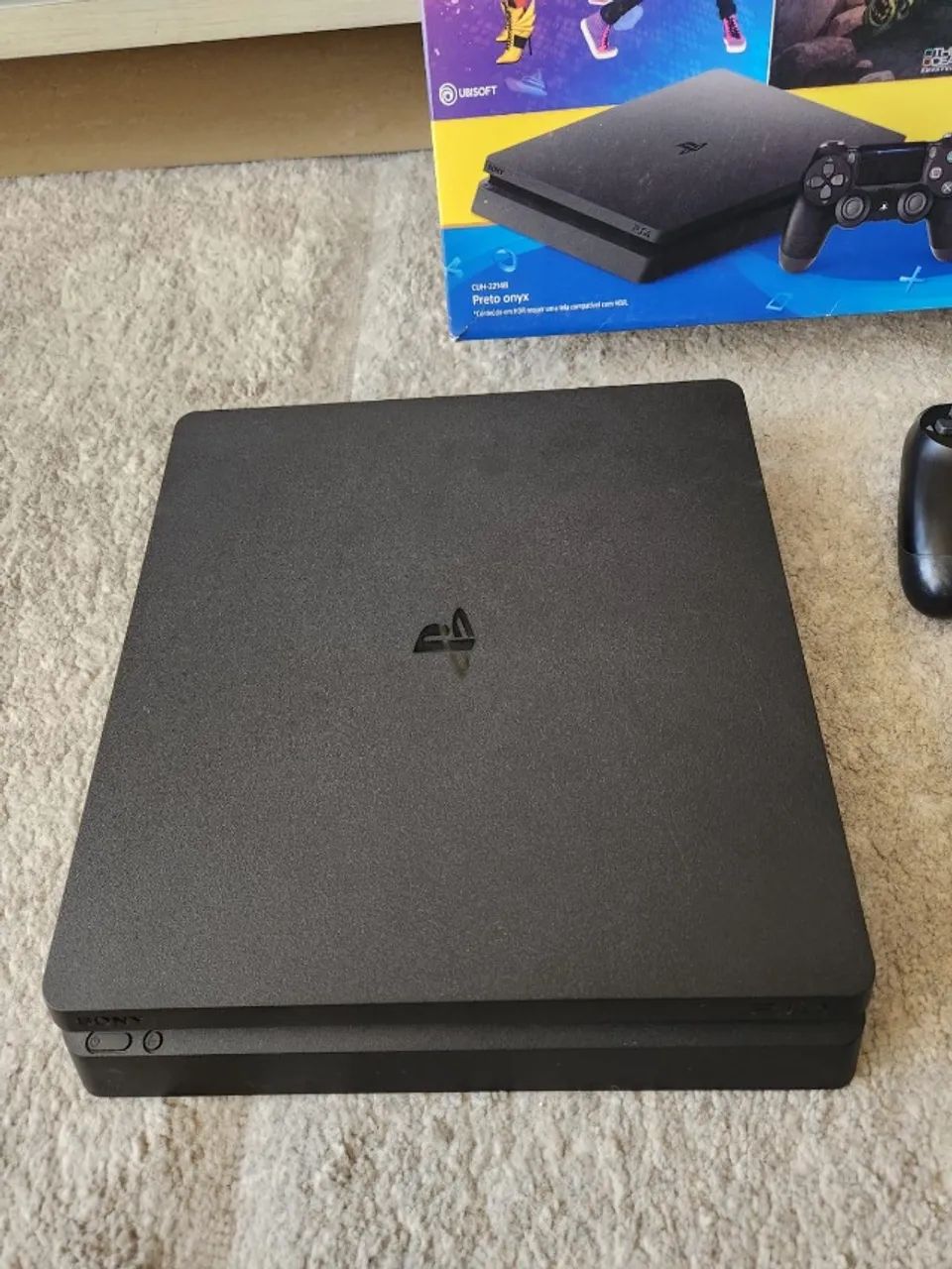 PlayStation 4 Slim 1Tb + 2 Controles Originais!!! - Foto 3