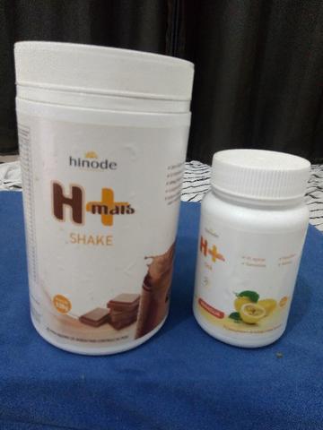 Shake e Chá H+ Hinode 100 reais os dois
