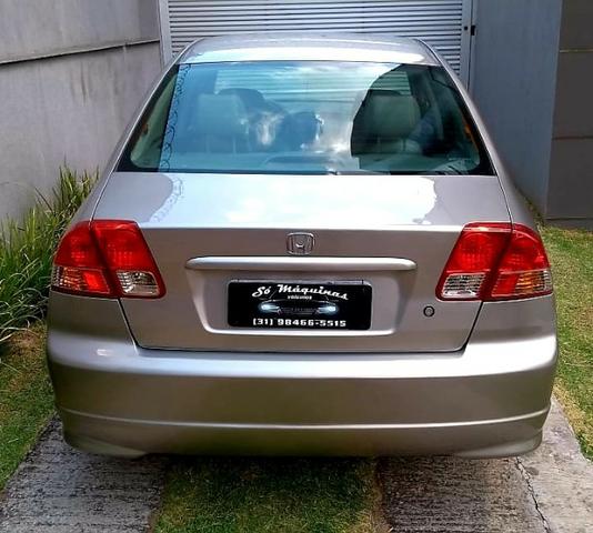 Cívic LX 2004 Automático Completo + Couro - Foto 3