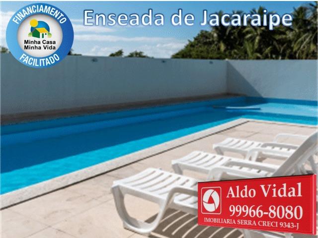 ARV34- Apê Novo em Jacaraipe, 2 quartos com suíte e varanda