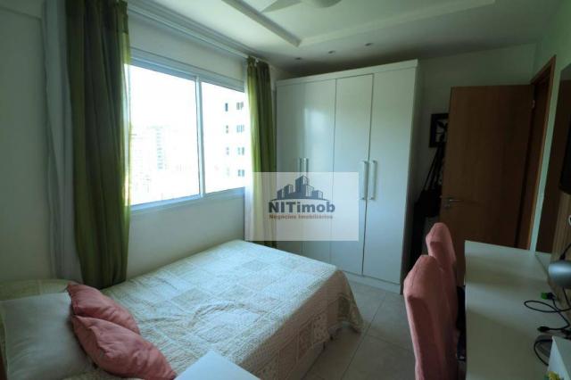 Excelente apartamento 3 quartos, frente, andar alto, parcialmente mobiliado, lazer complet - Foto 10