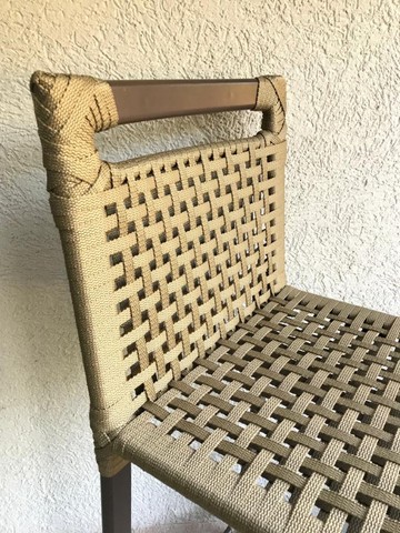 Banqueta Alta Aluminio Corda Náutica - Foto 4