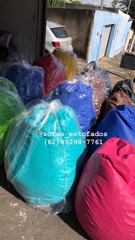 puff pêra grande cheio! varias cores a pronta entrega. - Foto 2