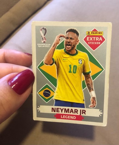 Figurinha Neymar - Legend Prata - original Panini