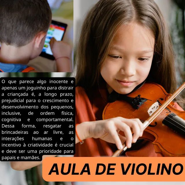 Aula de Violino I Aula de  Violoncelo