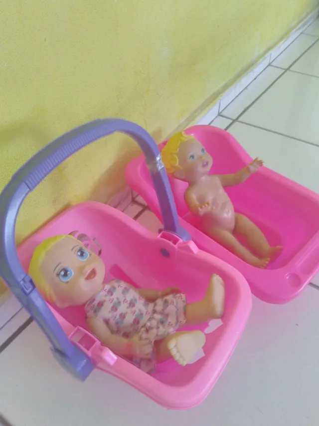 Boneca Bebê Recém Nascido Para B4rbie Grávida Susi Etc Baby