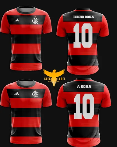 2 Camisas para Casal Temática de qualquer Time