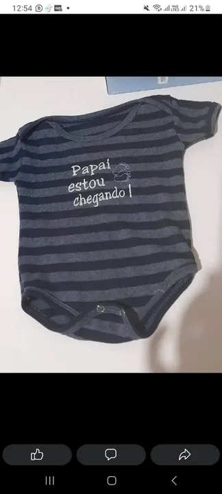 Body Bebê - Papai estou chegando!