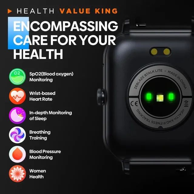 Smartwatch Zeblaze Btalk Lite Novo Lacrado  - Foto 4