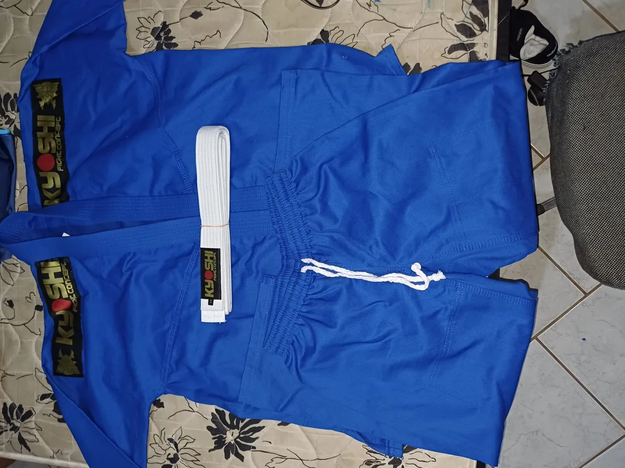 Roupa De Judô Azul infantil (Leia a Descrição)