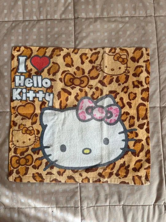 Toalha de mão da Hello Kitty 