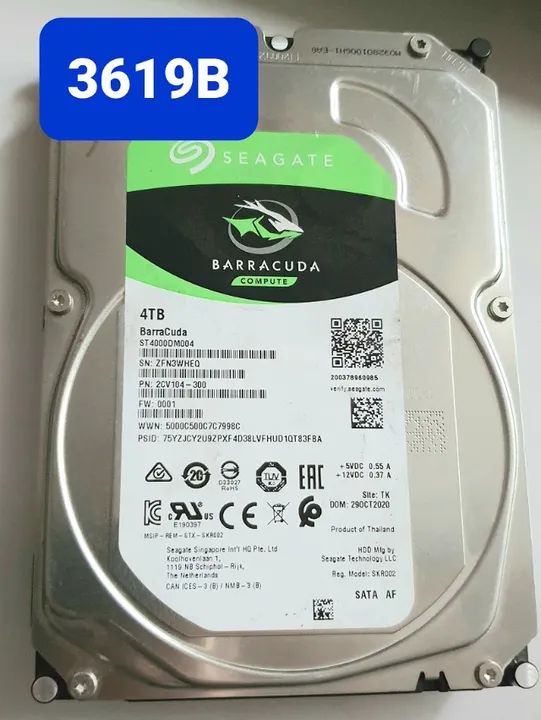 Placa Hd 4 Tb St4000dm004 - Cod. 3619b