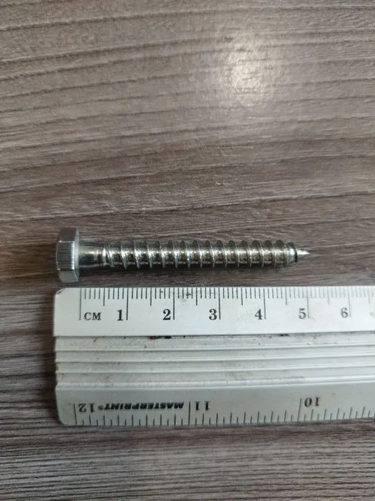 Parafuso sextavado rosca soberba  - Foto 2