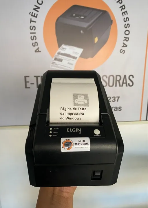 Impressora Termica de Cupom Elgin I7 USB + Garantia Estendida!