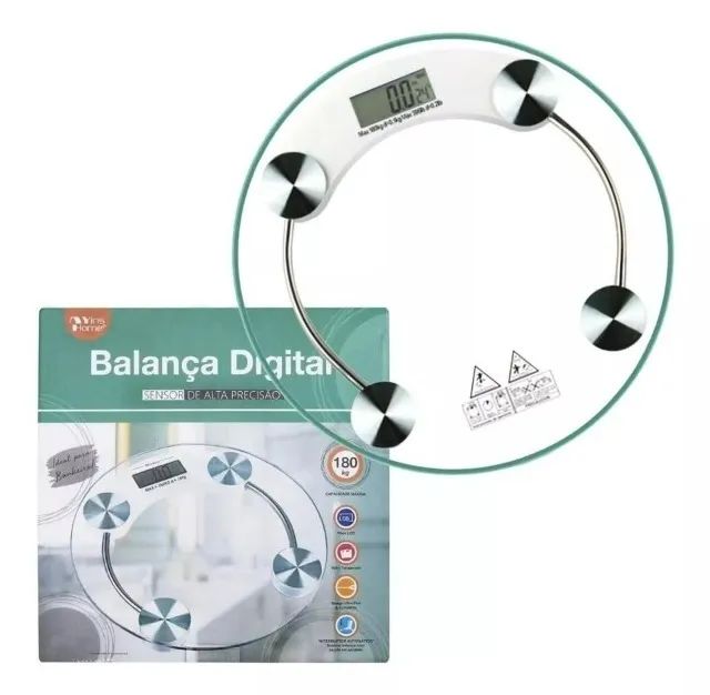 Balança Digital Até 180 Kg - Novo