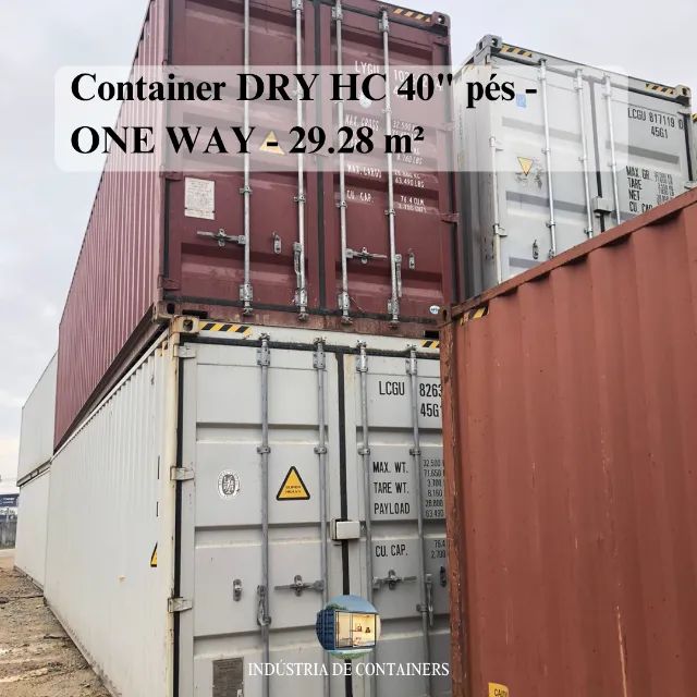 Container DRY HC 40" pés - ONE WAY - Foto 3