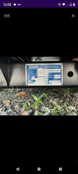 Bau randon 4 metros - 2018 - fundo de chapa  - Foto 2