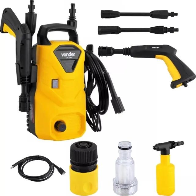 Lavadora De Alta Pressão da Vonder 1300 Libra 4000ml 1200w 60hz 220V Ideal Lava-Jatos Casa - Foto 4