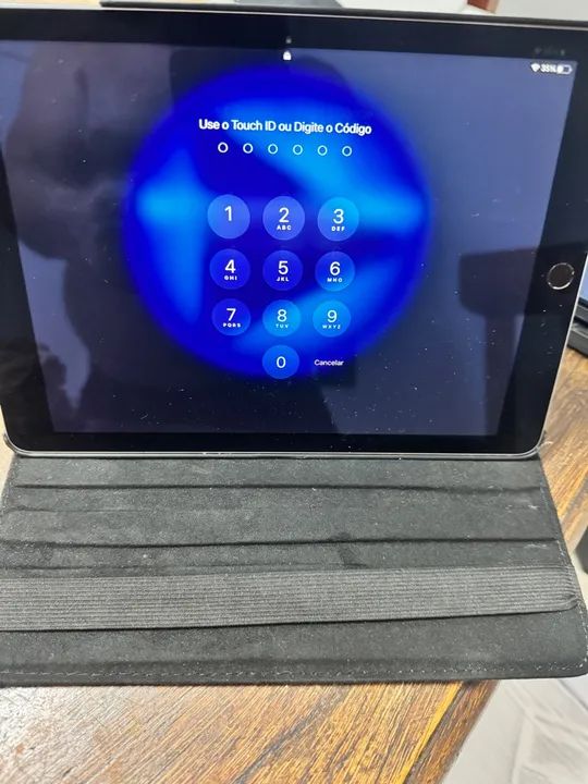 iPad Air 2ª geração Wi-Fi 64 gb perfeito com capa de couro 360graus - Foto 2