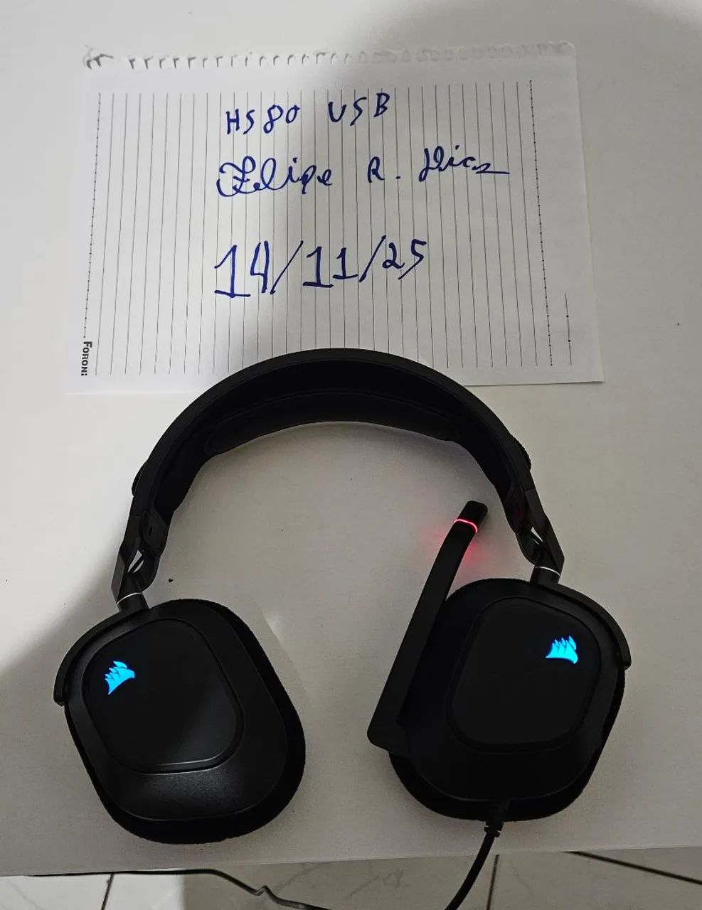 Headset Gamer Corsair HS80 USB - Foto 2