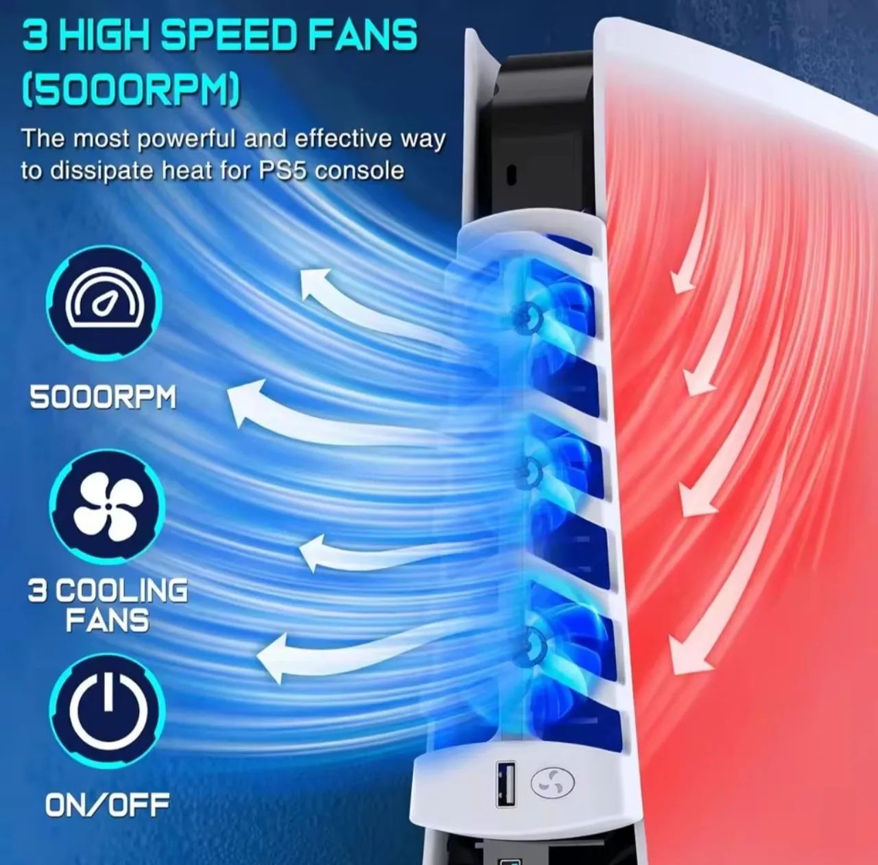 COOLING FAN - PS5 - Foto 3