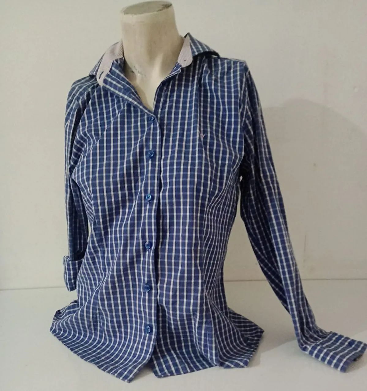 Camisa social  xadrez manga longa - Foto 2