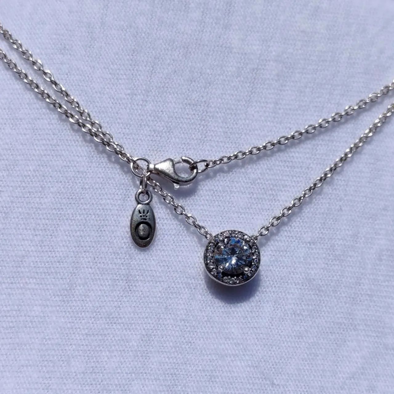 Colar Beleza Clássica 45cm Pandora de prata - Foto 4